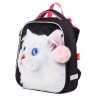 Ранец для девочек школьный (Hatber) Ergonomic Пушистый котик 37х29х17 арт.NRk_30019