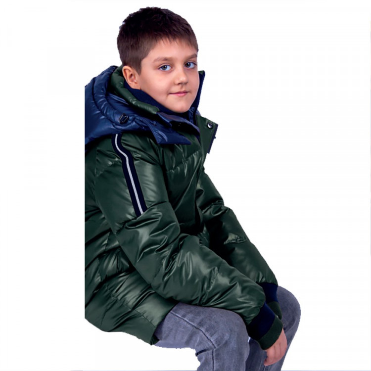 Куртка зимняя для мальчика (OVAS) арт.Найджел цвет зеленый