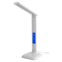 Светильник настольный на подставке General GTLT-034 8Вт арт.ЖНЛ034/GLTL-034 белый с часами