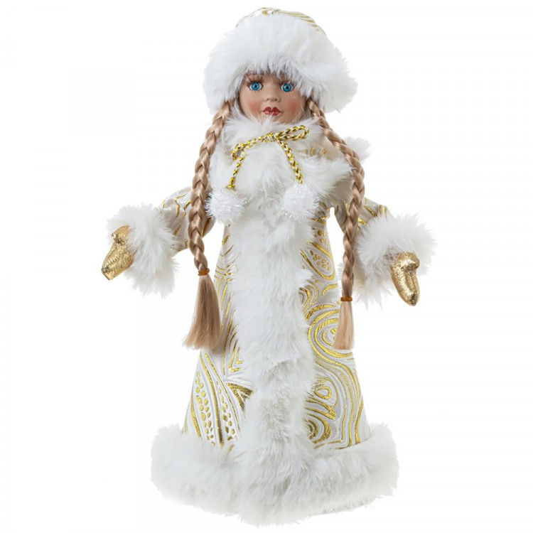 Игрушка декор. "Снегурочка" 37см с ёмкостью д/подарков арт.696865