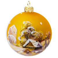 Шар стекло 06,5см "Русская зима 3" п/у арт.КУ-65-214191
