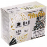 Гирлянда эл.д/дома точечная 13м 152LED цв.т.белый (зел.провод) 8реж. арт.725-0564