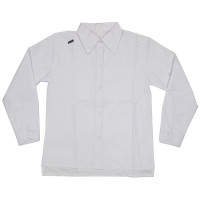 Блузка для девочки (Sasha style) длинный рукав цвет белый арт.S1499/001 размерный ряд 38/146-46/170