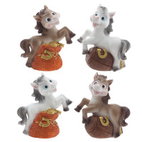 Статуэтка -копилка "Лошадка с подковой на удачу" 13см 4 вида асс. арт.826210