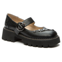 Туфли для девочки (BETSY) черные верх-искусственная кожа  кожа подкладка-натуральная кожа артикул 938303/03-01