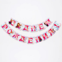 Гирлянда-растяжка "С Днем Рождения!" Холодное Сердце 185см арт.1312239