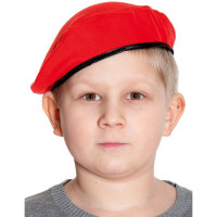Берет детский красный р.52-54 арт.5137-К