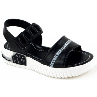 Босоножки для девочки (B&G) черный верх-искусственная кожа подкладка-искусственная кожа размерный ряд 32-37 арт.m-bg-B660-7A