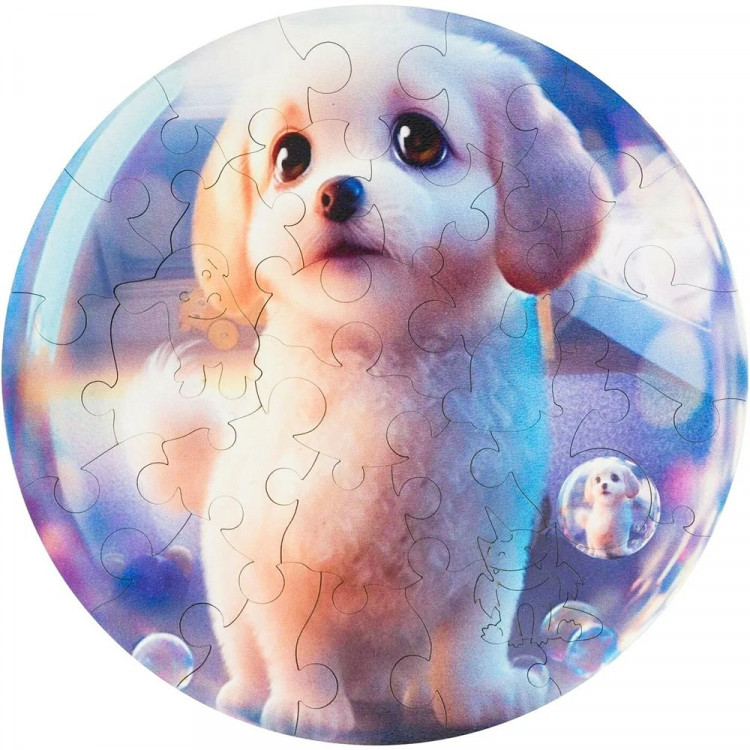 Деревянные пазлы Щенок арт.8721