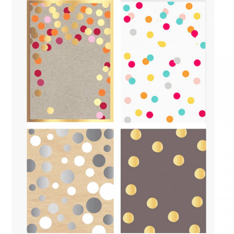 Пакет бумажный "deVENTE.Горох" вертикальный 18*23*8см арт.9041016