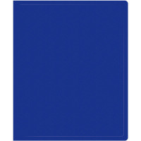 Папка на 2-х кольцах А4 30мм D-20мм пластик 0,5мм синяя Silwerhof Eco арт.2062977