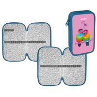 Пенал 2 отделения (deVente) 205х120мм Lovebirds тиснение фольгой арт. 7012303