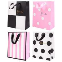 Пакет бумажный с ручкой "Люкс" 18*23+10см арт.ПБР62504