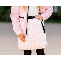 Юбка утепленная для девочки (БАТИК) арт.Бель/1 цвет розовый