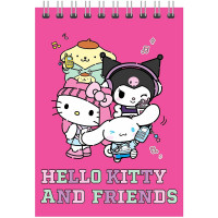 Блокнот А5 мягкая обложка на гребне 60 листов (CENTRUM) Куроми арт.77154