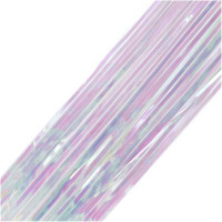 Дождь новогодний ПЭТ 15*100см цв.белый перламутр арт.95918