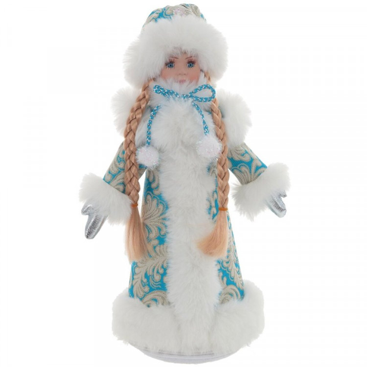 Игрушка декор. "Снегурочка" 37см с ёмкостью д/подарков арт.261410