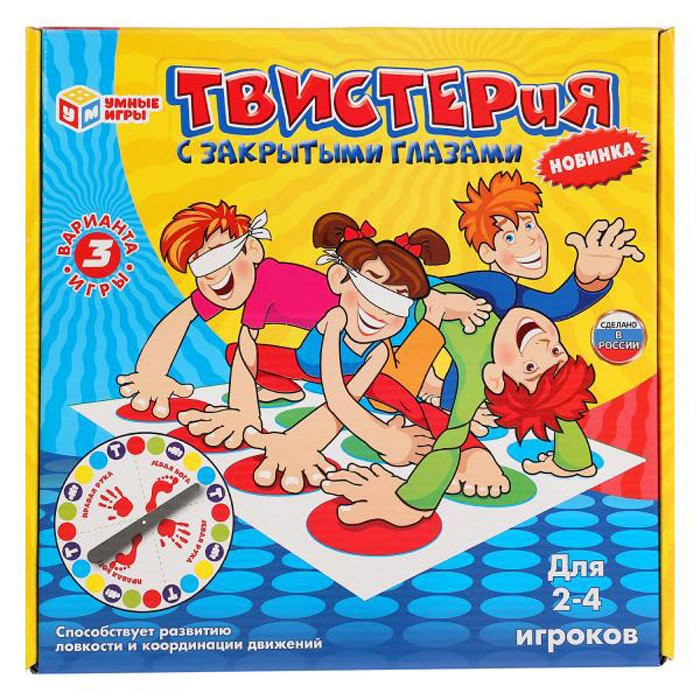 Игра Твистерия с закрытыми глазами (Умка) арт 46905901733368