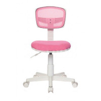 Кресло детское Бюрократ CH-W299/PK/TW-13A/06A без подлокотников розовый