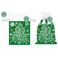 Мешок д/подарков "Елка" 40*56см арт.89571