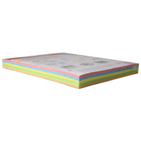 Бумага цветная А4 250л пастель МИКС 5 цветов 80г/м2 арт. (Ст.8)