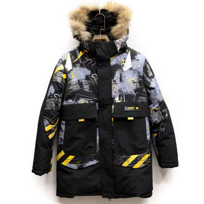 яяяКуртка зимняя для мальчика (YAXING) арт.cbw-YX-2180-1 цвет черный
