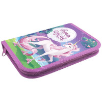 Пенал 1 отделение (Оникс) ПКТ 04-20 MAX Сказочный единорог 212х135х26мм полиэстер