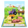 Книжка-панорамка А5 (Умка) Кто живёт на ферме? Синий трактор 10 стр арт.978-5-506-10643-2
