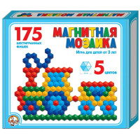 Игра Мозаика пластиковая шестигранная 175 элементов (ДК) арт 00959