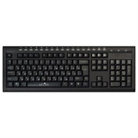 Клавиатура проводная Oklick 130M черная USB