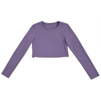 Лонгслив для девочки арт.ЛУ размер 38/146-44/170 цвет лаванда