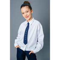 Блузка для девочки (Делорас) длинный рукав цвет черный арт.C64238