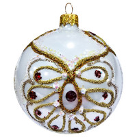 Шар стекло 8см "Графика 2375/2" п/у арт.КУ-80-231075/2