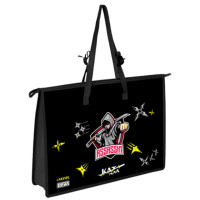 Папка А3 пластик на молнии ручка-тесьма (deVENTE) SuperHero карман для кистей арт.3075209