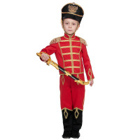 Костюм М (ВОИН) Гусар (мундир,брюки-сапоги,кивер,сабля) р.116-134 ткань арт.5014