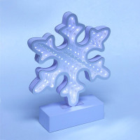 Сувенир с подсветкой LED "Снежинка" 20*17,5*5,3см арт.392-066