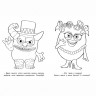Раскраска А5 для малышей Раскрась монстрика Волосатик (Фламинго) арт.34139