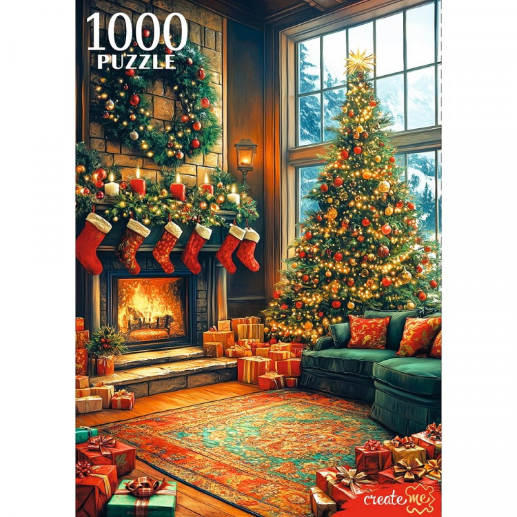 Пазл 1000 элементов Праздничная гостинная (РК) арт.П1000-7634