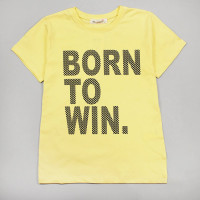 Футболка для мальчика арт.Do-minik 31772 размер 36/140-48/176 цвет желтый