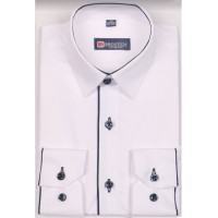 Сорочка детская  длинный рукав размерный ряд 29/116-36/158-164  цвет белый Brostem арт.107-4701d