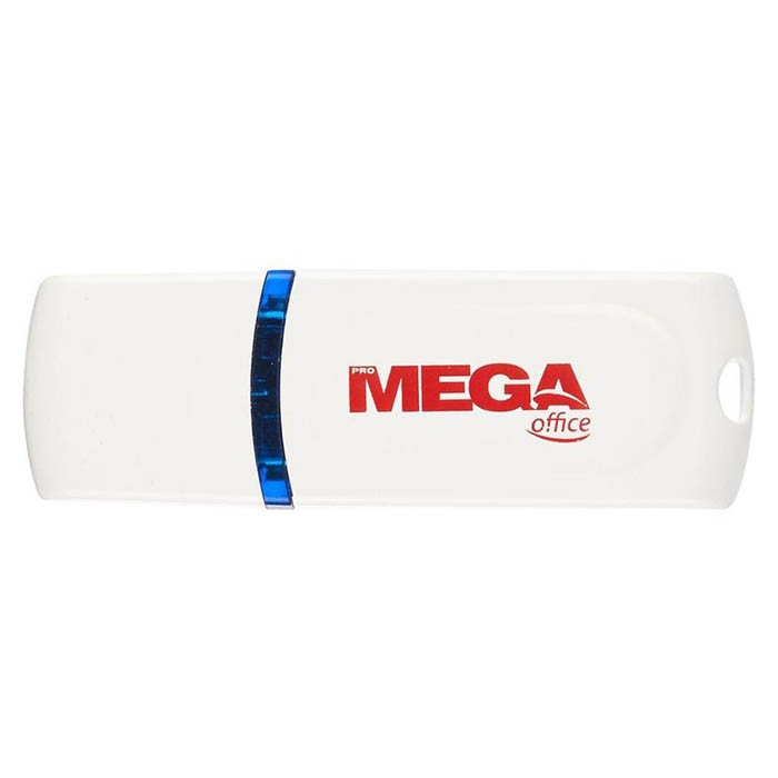 Флеш диск 32GB USB 2.0 ProMEGA Office белый