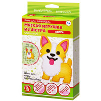 Поделка из фетра Мягкая игрушка Корги (ДК) арт.05625