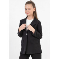 Жакет для девочки (DMB) арт.0041 размер 34/134-38/146 цвет черный