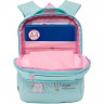 Рюкзак для девочек школьный (GRIZZLY) арт RG-166-1/2 серый 26х39х17 см