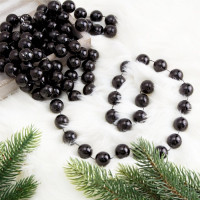 Украшение декоративное "Бусы" 270см d-2см гигант черный арт.ID17973