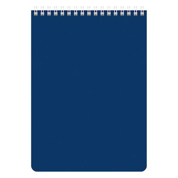 Блокнот А5 мягкая обложка на гребне 60л (Hatber) Синий арт 60Б5В1гр_12534