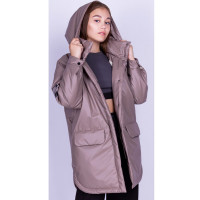 Куртка осенняя для девочки (OVAS) арт.ВЕНДИ размерный ряд 38/146-44/170 цвет капучино