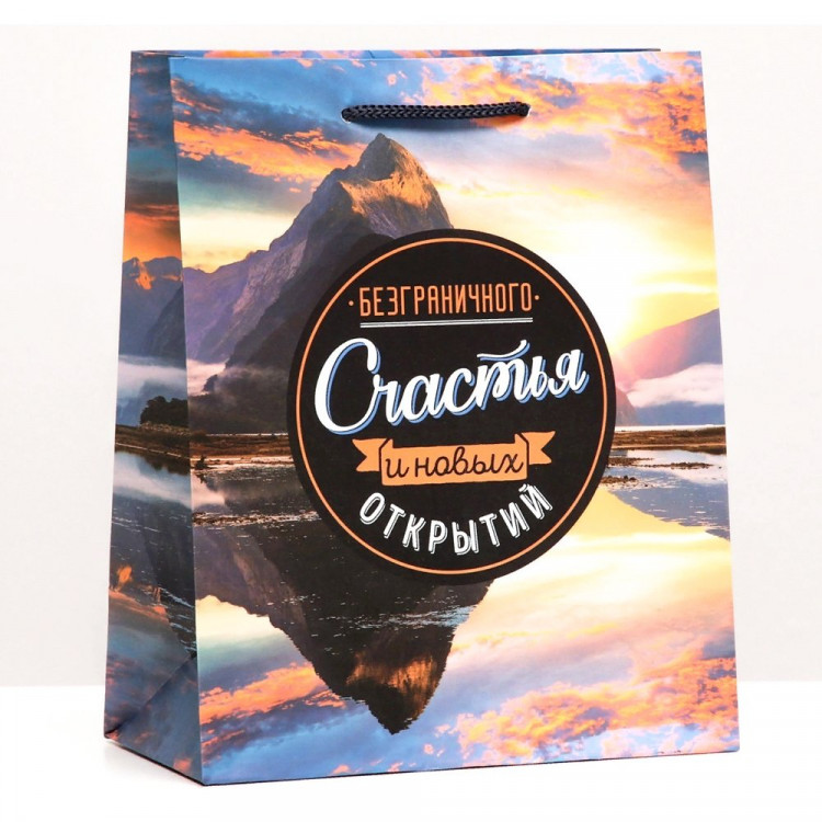 Пакет подарочный 18*22,3см "Счастья" арт.7510977