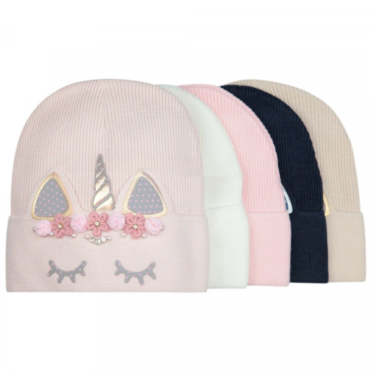 яяяШапка демисезоная для девочки (Полярик) арт.F-07-92 размер 50-52 цвет в ассортименте