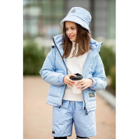 Шорты утепленные для девочки (БАТИК) арт.Шерон цвет голубой